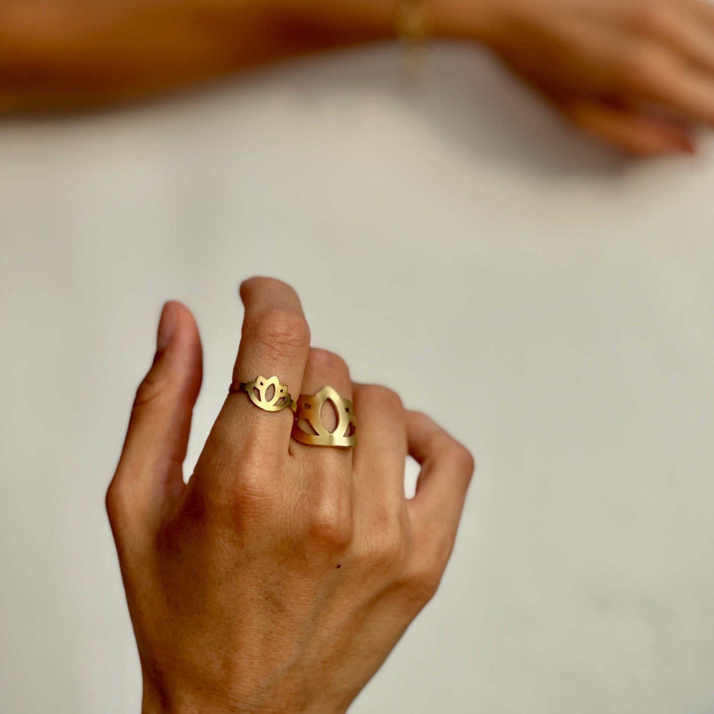 Grand Mudita Band – Bold Adjustable Statement Ring for Mindful Living
