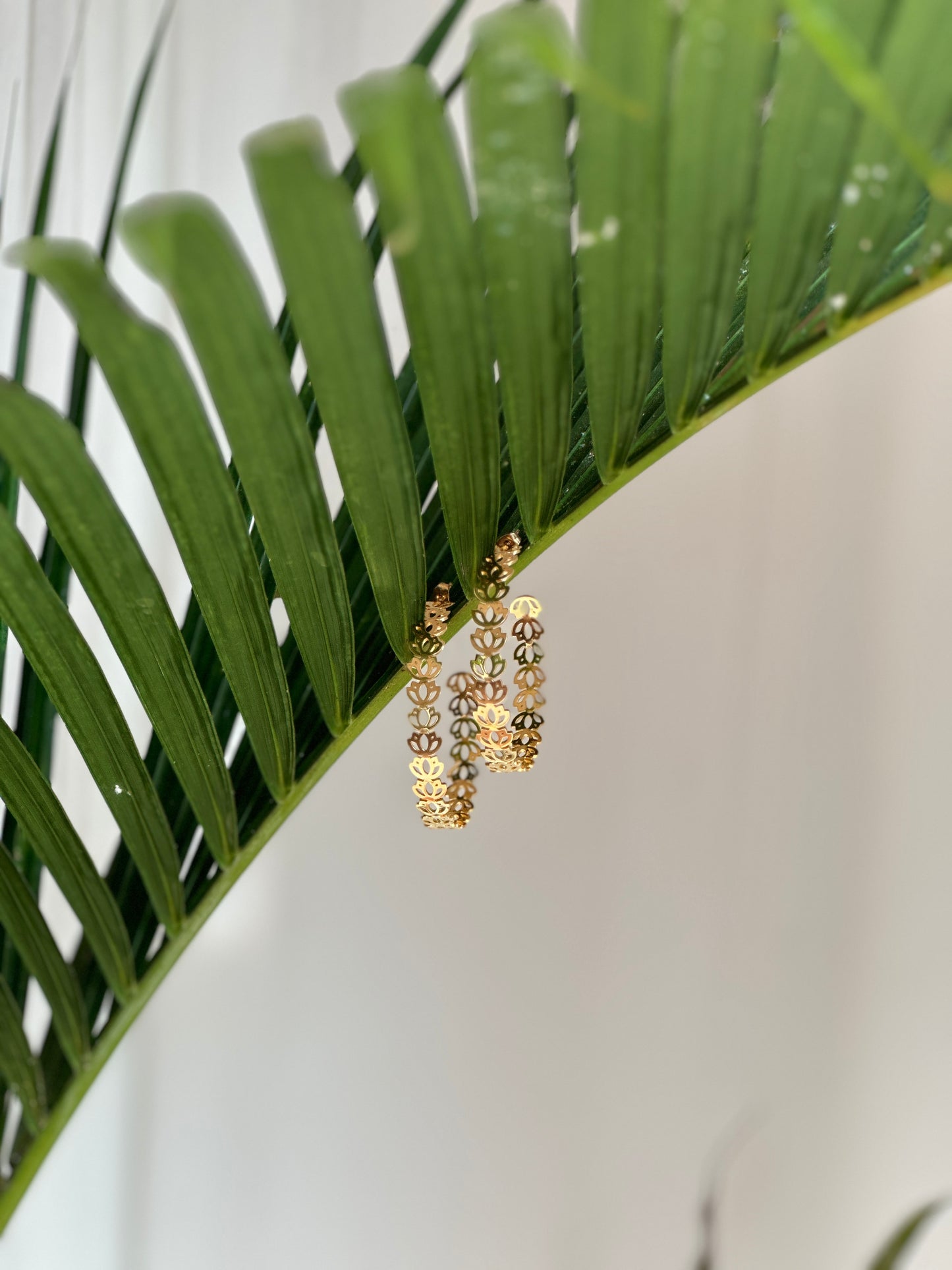 Grand Padma Hoops – Signature Statement Earrings for Spiritual Elegance