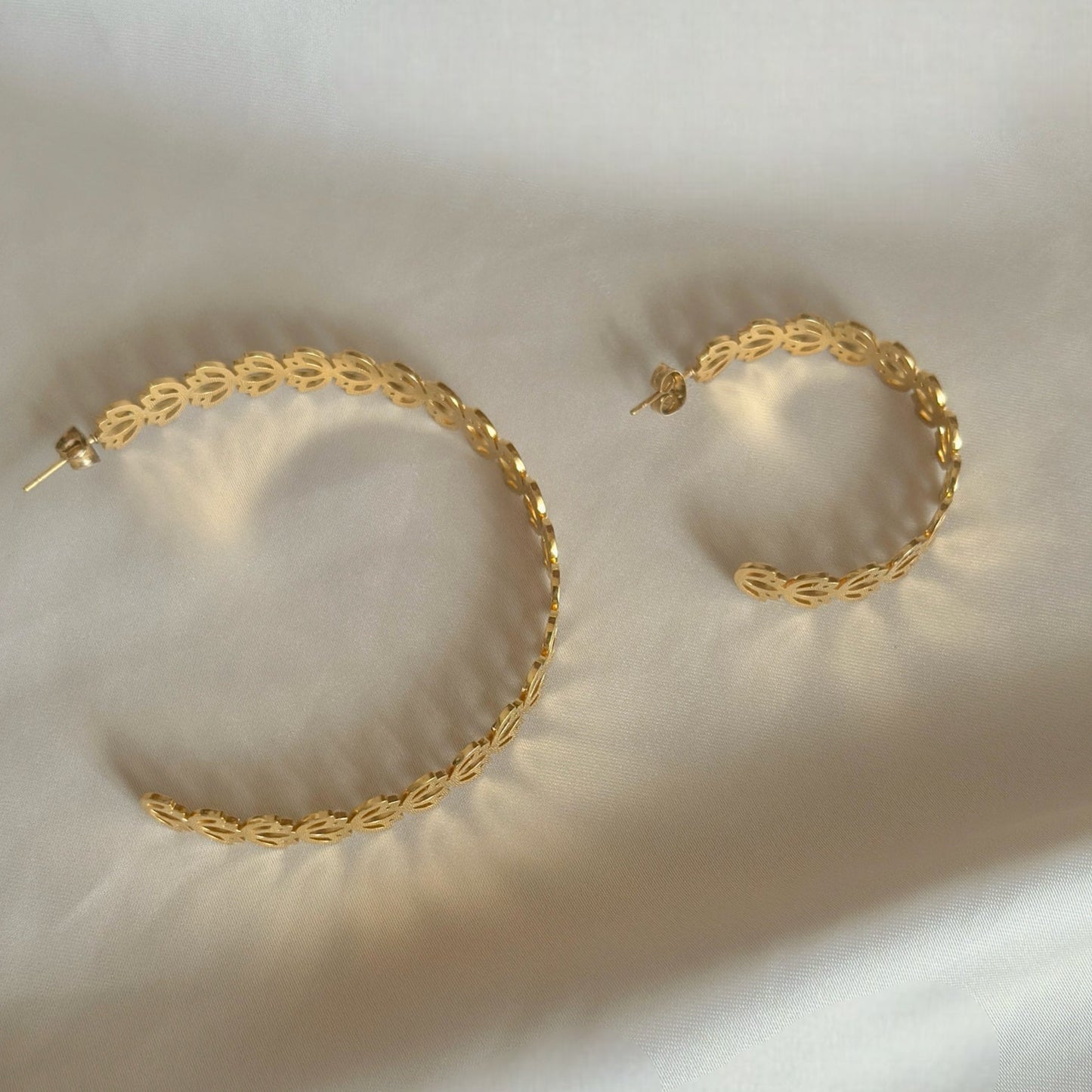Grand Padma Hoops – Signature Statement Earrings for Spiritual Elegance