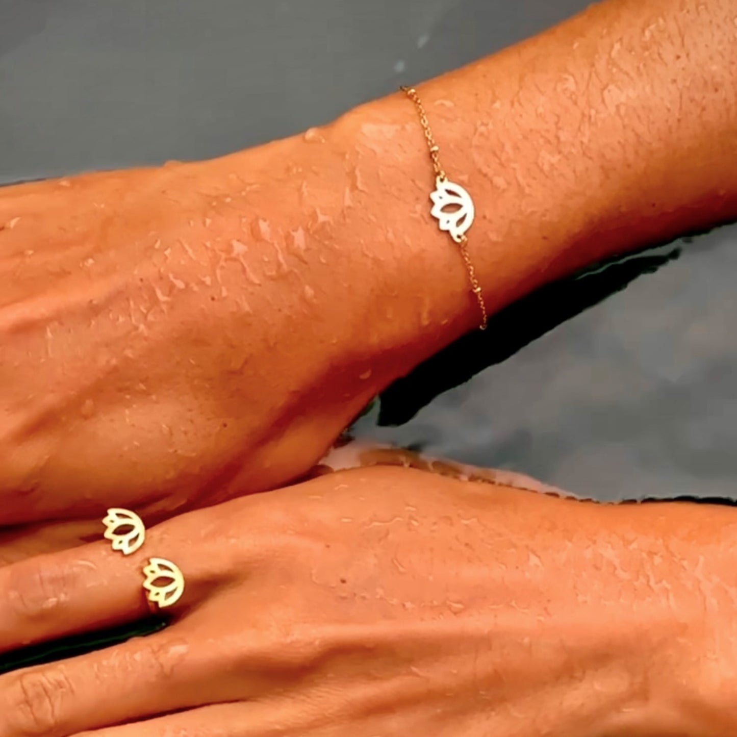 Ekam Padma Bracelet – Mindful Spiritual Lotus Jewelry for Yogis