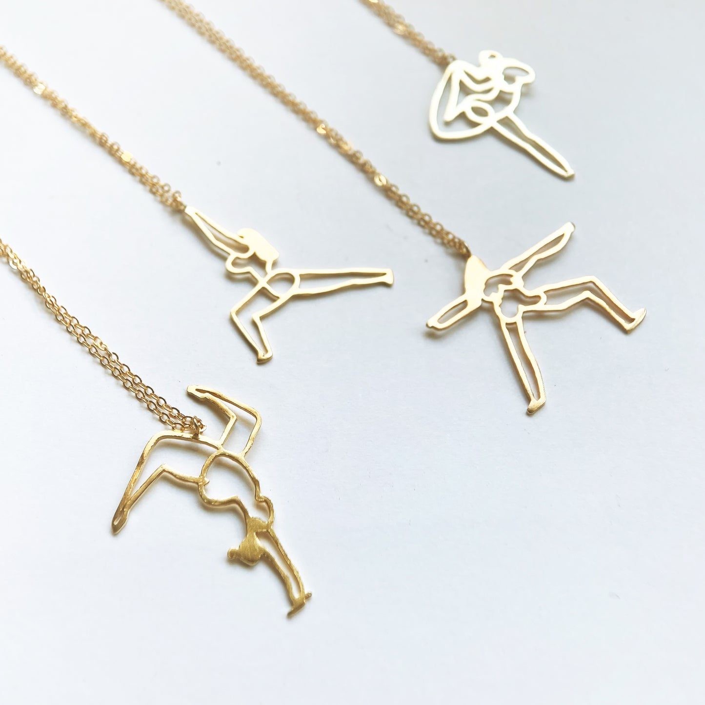 Handmade Yoga Necklace - Warrior 2