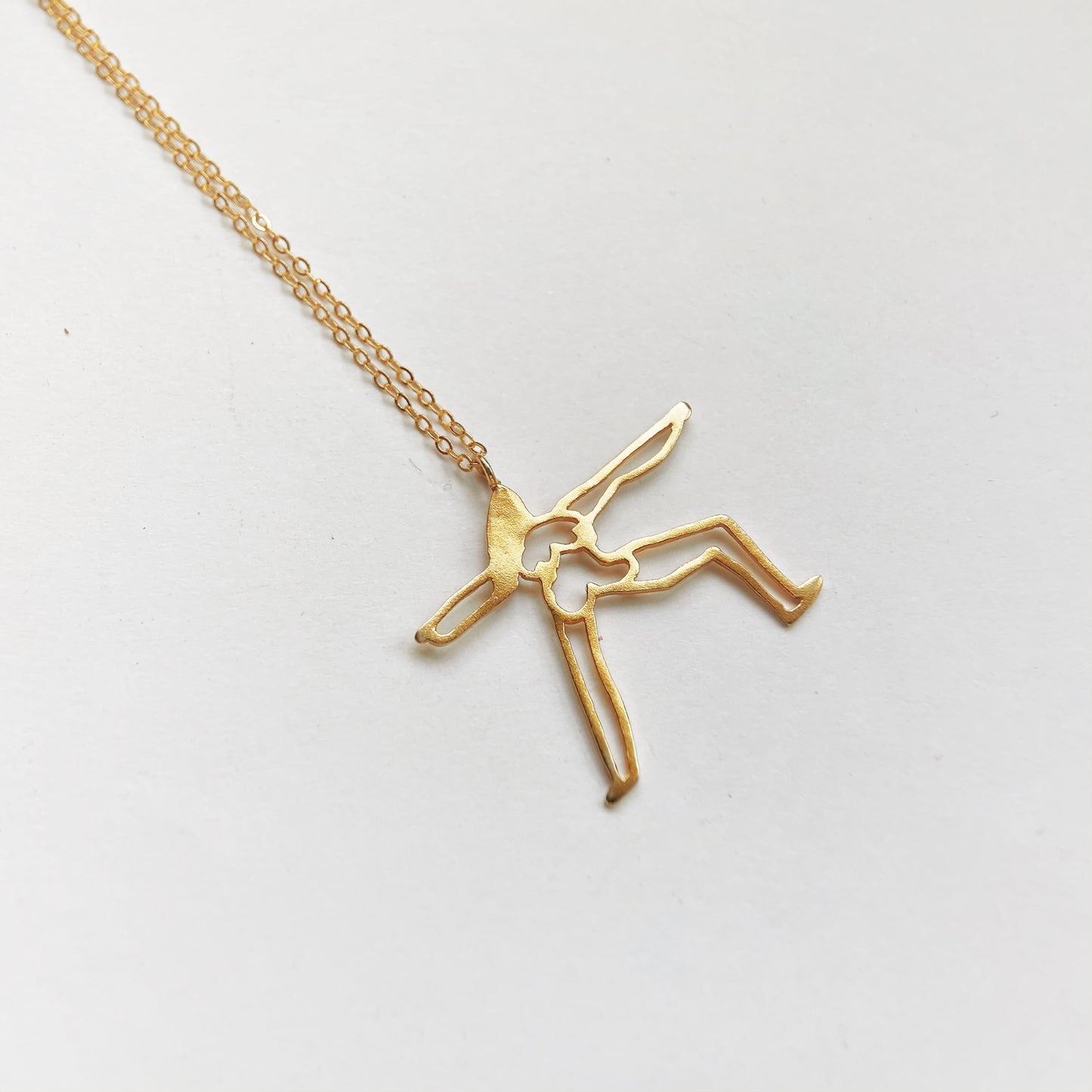 Handmade Yoga Necklace - Warrior 2