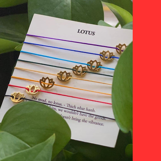 LOTUS Root Red Chakra Bracelet – Grounding & Safety