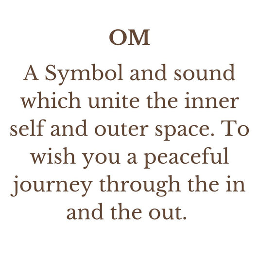 Om Yoga Stud Earrings – Waterproof Minimalist Jewelry for Yogis