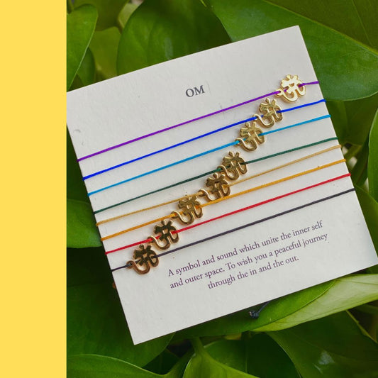 OM Solar Plexus Yellow Bracelet – Confidence & Strength Gift