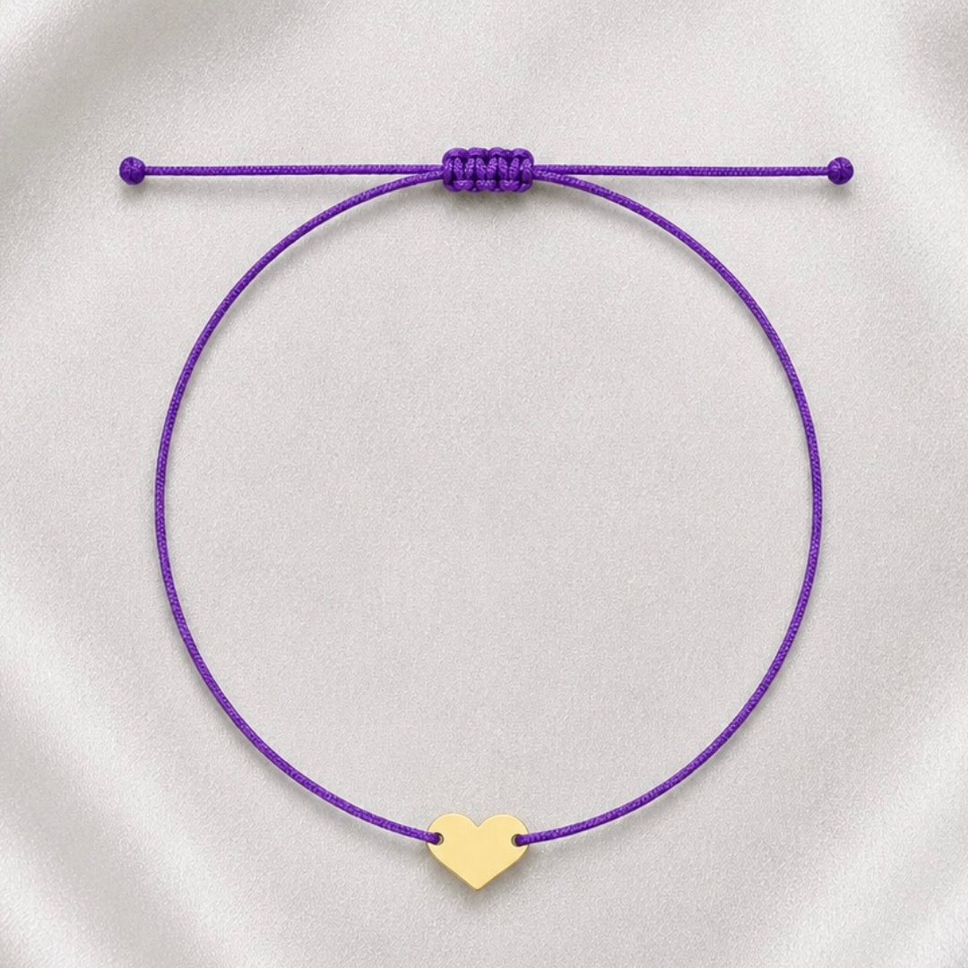 LOVE Crown Purple Chakra Bracelet – Creativity & Joy