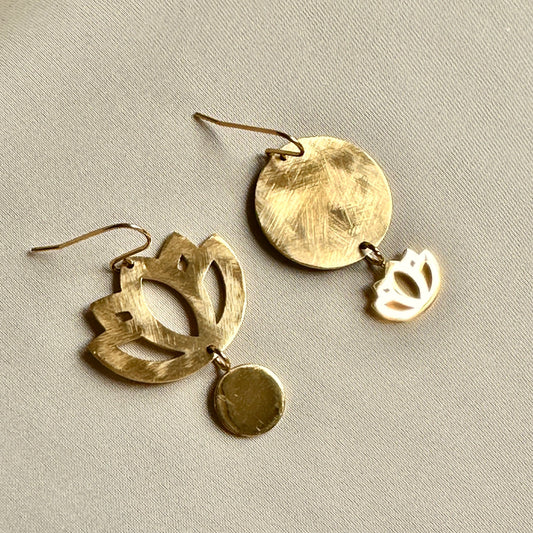 Mandala Serenity Earrings – Spiritual Yoga Gift for Her