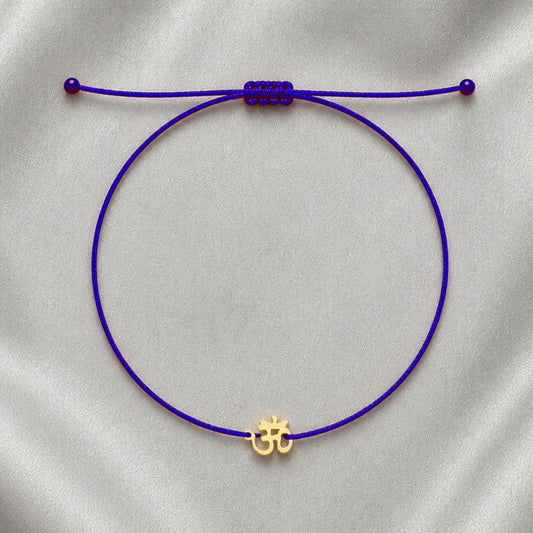 OM Crown Purple Chakra Bracelet – Creativity & Joy