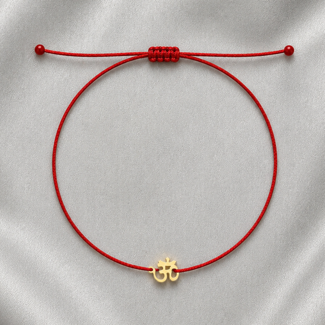 OM Root Red Chakra Bracelet – Grounding & Safety
