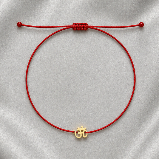 OM Root Red Chakra Bracelet – Grounding & Safety