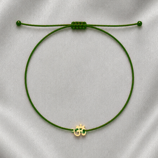 OM Heart Self Love Bracelet – Love & Kindness Affirmation Bracelet