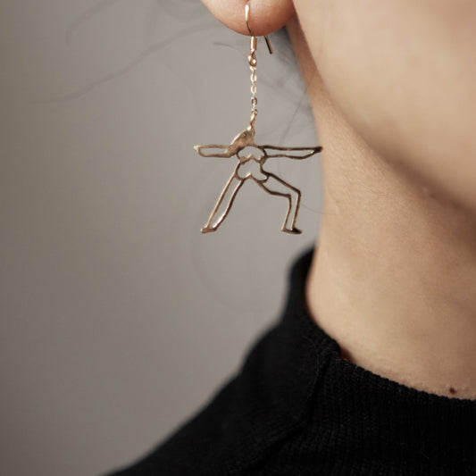 Strength and Balance with our Warrior 2 Earrings