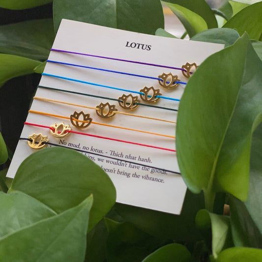 Rainbow Lotus Bracelets – Chakra Harmony Gift of Love