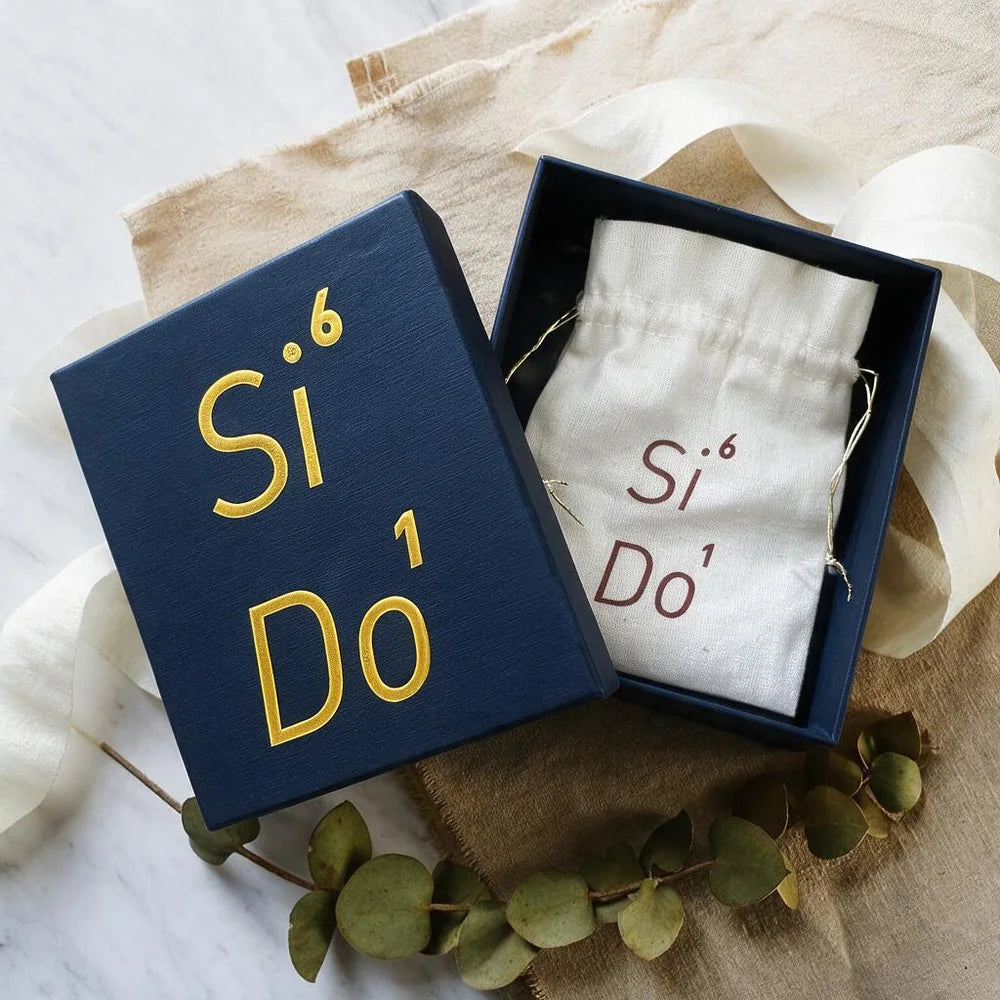Sido gift box with reusable fabric jewellery pouch